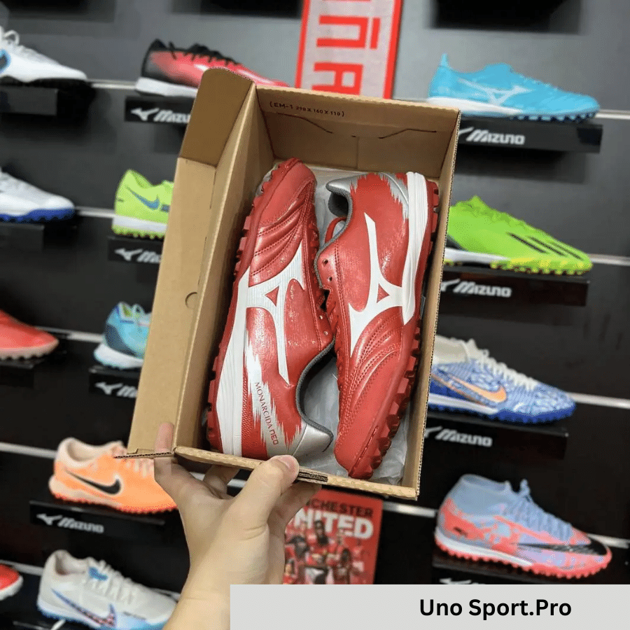 MIZUNO MONARCIDA NEO SALA PRO TF – ĐỎ TRẮNG – Q1GB222160 - Ảnh 7