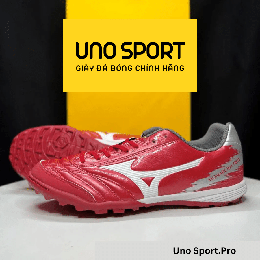 MIZUNO MONARCIDA NEO SALA PRO TF – ĐỎ TRẮNG – Q1GB222160