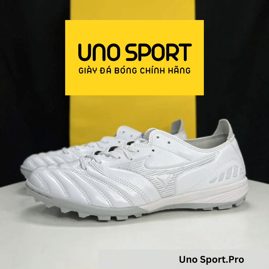 MIZUNO MORELIA NEO 3 PRO AS TF – TRẮNG ALL WHITE – P1GD238404 - Ảnh 6