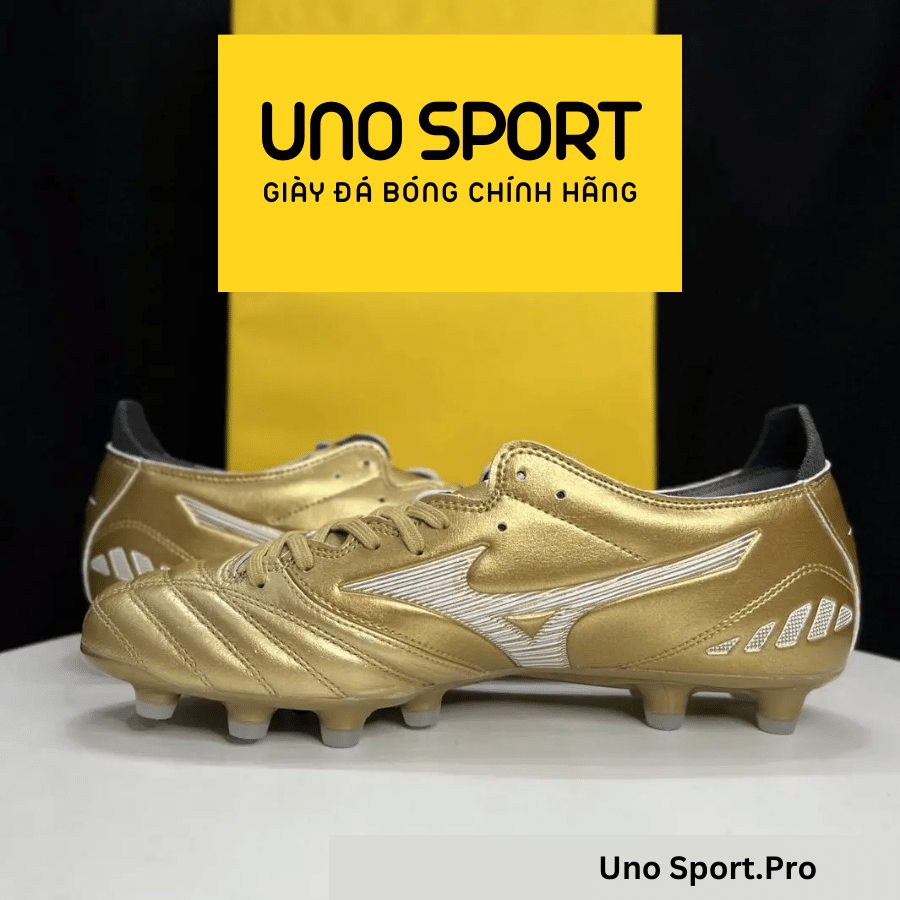 MIZUNO MORELIA NEO 3 PRO FG – VÀNG GOLD – P1GA228353 - Ảnh 4