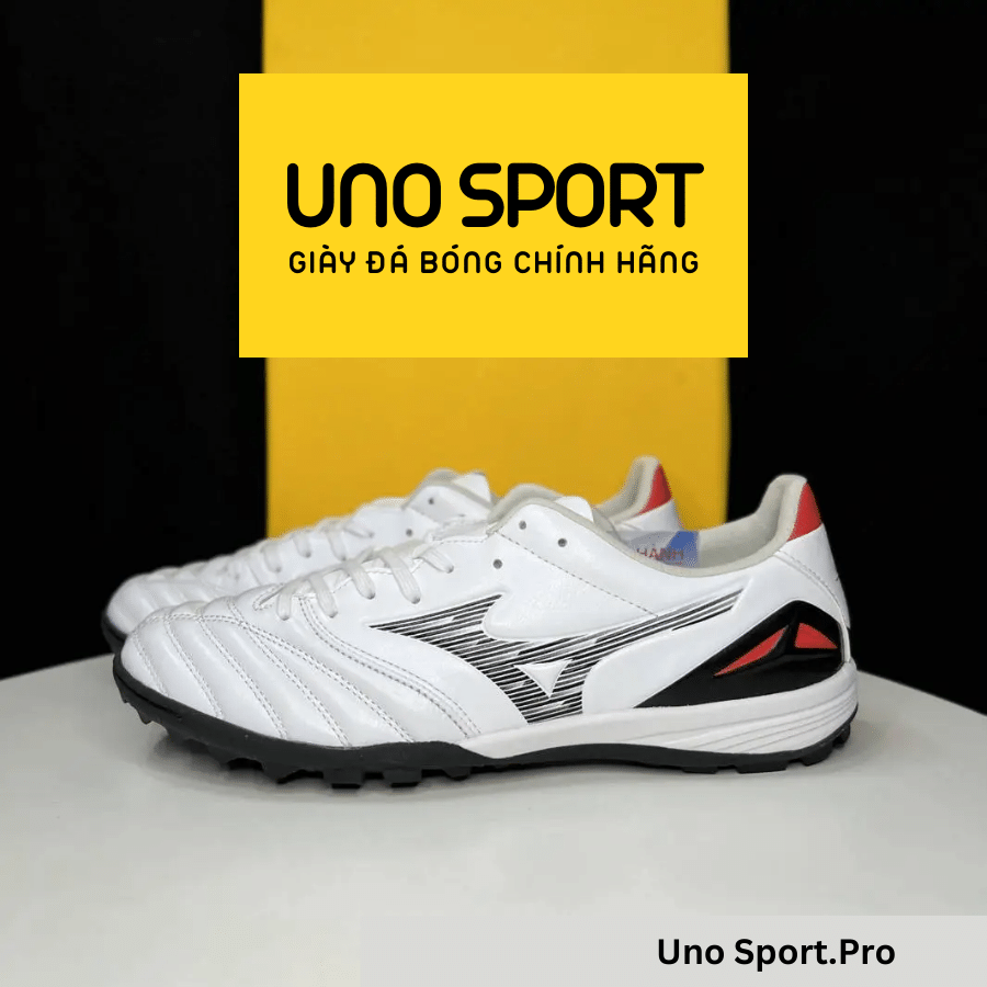 MIZUNO MORELIA NEO 4 PRO AS TF – TRẮNG ĐEN ĐỎ – P1GD233409 - Ảnh 5