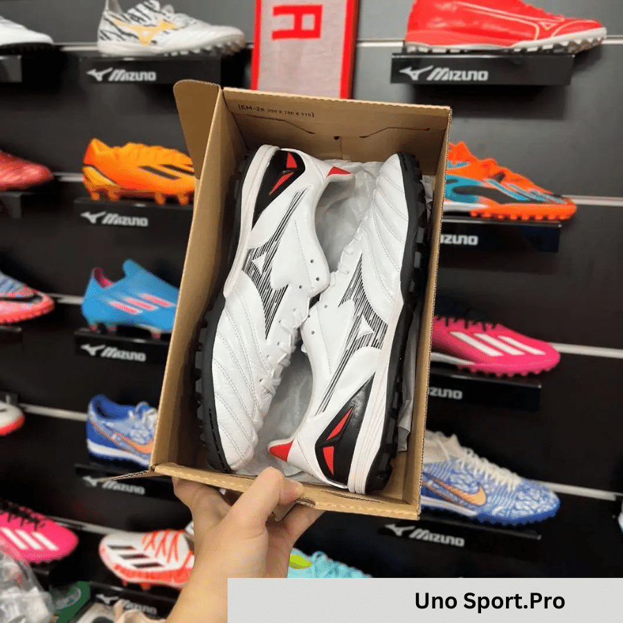 MIZUNO MORELIA NEO 4 PRO AS TF – TRẮNG ĐEN ĐỎ – P1GD233409 - Ảnh 7