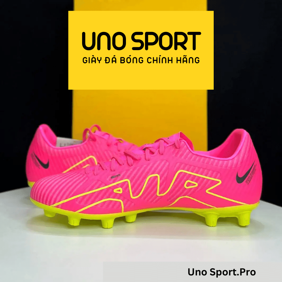 NIKE MERCURIAL VAPOR 15 ACADEMY HG – HỒNG LUMINOUS – DJ5632-605 - Ảnh 4