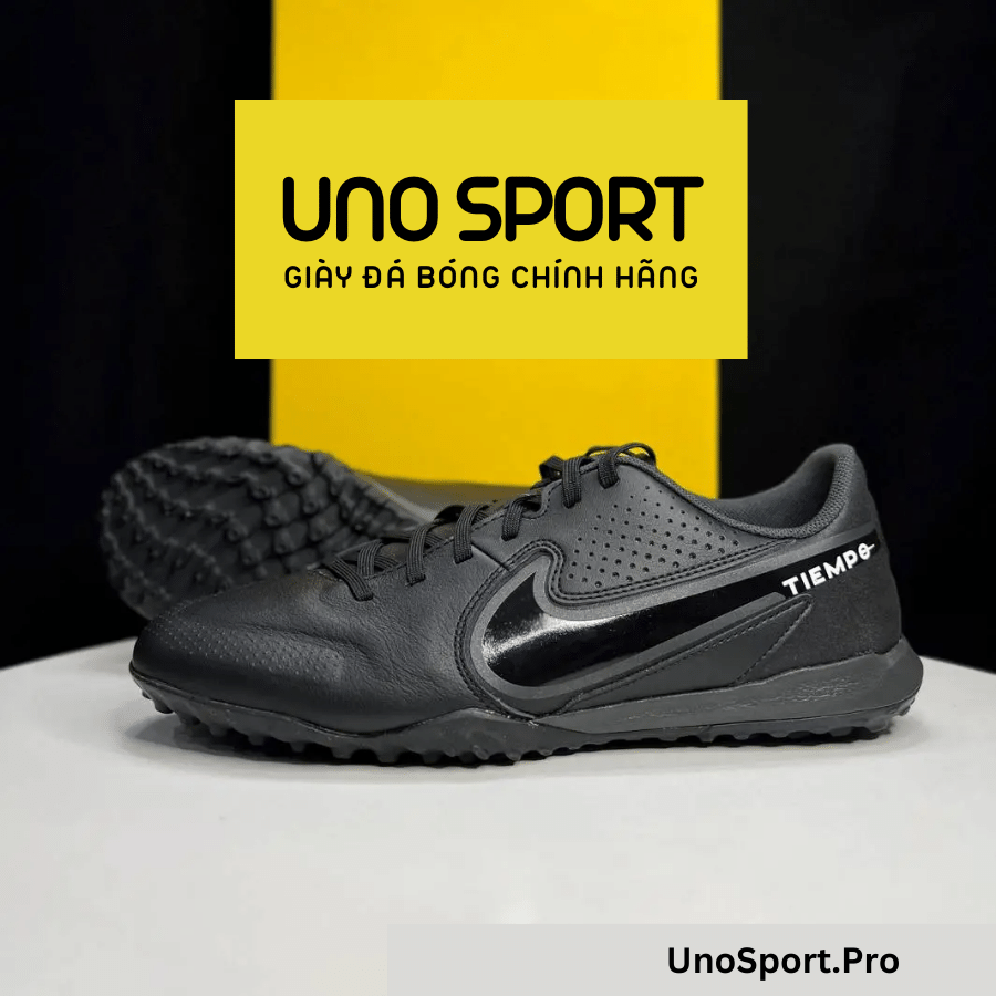 NIKE TIEMPO LEGEND 9 ACADEMY TF – ĐEN ALL BLACK – DA1191-001