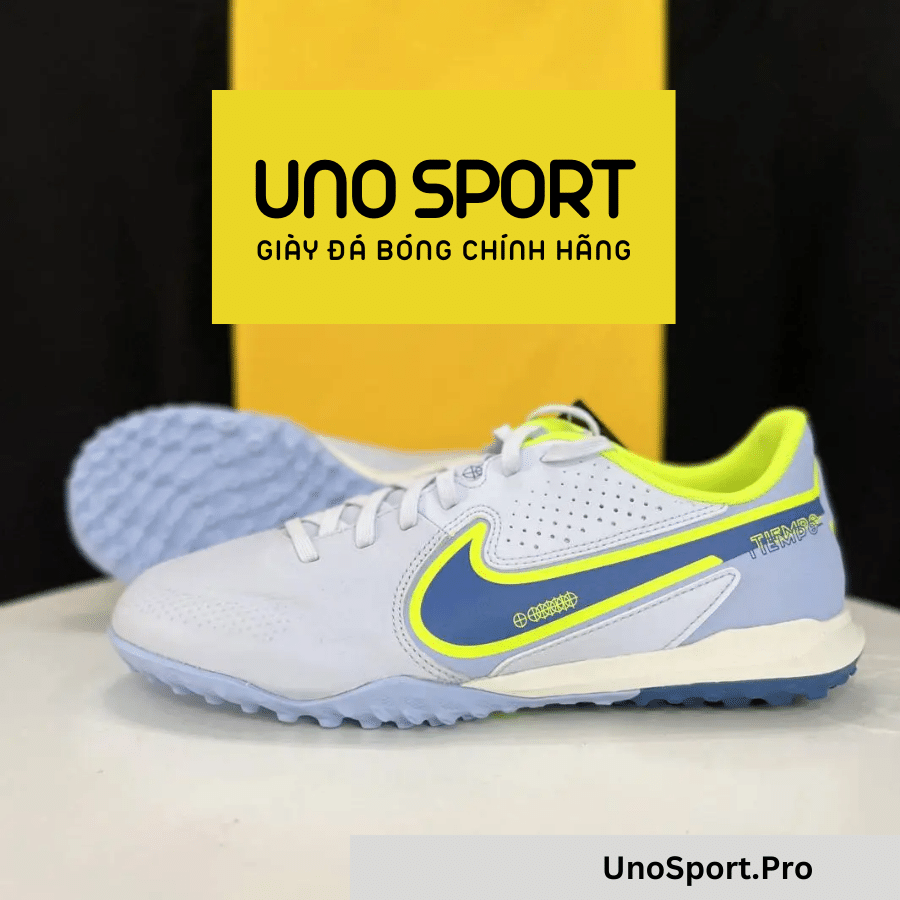 NIKE TIEMPO LEGEND 9 ACADEMY TF – TRẮNG XANH MỜ – DA1191-054