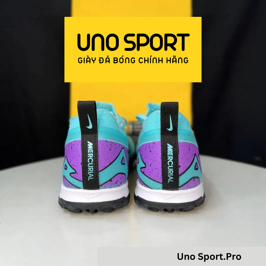 NIKE MERCURIAL VAPOR 15 PRO TF – XANH LÁ TÍM – DJ5605-300 - Ảnh 5