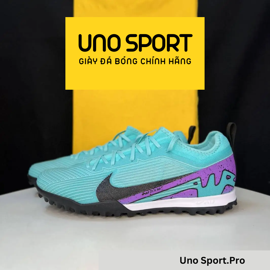 NIKE MERCURIAL VAPOR 15 PRO TF – XANH LÁ TÍM – DJ5605-300 - Ảnh 6