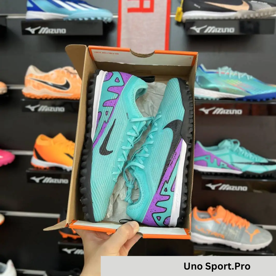 NIKE MERCURIAL VAPOR 15 PRO TF – XANH LÁ TÍM – DJ5605-300 - Ảnh 7
