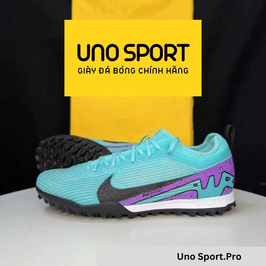 NIKE MERCURIAL VAPOR 15 PRO TF – XANH LÁ TÍM – DJ5605-300