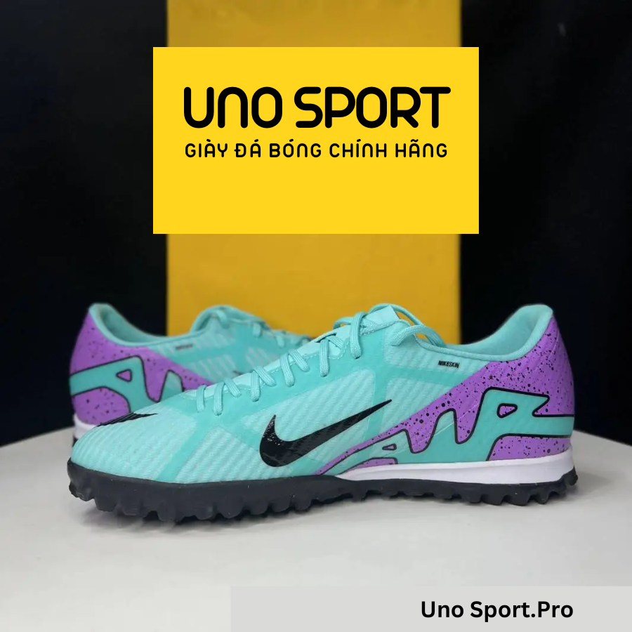 NIKE ZOOM MERCURIAL VAPOR 15 ACADEMY TF – XANH LAM TÍM – DJ5635-300 - Ảnh 4