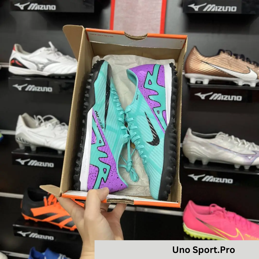 NIKE ZOOM MERCURIAL VAPOR 15 ACADEMY TF – XANH LAM TÍM – DJ5635-300 - Ảnh 7