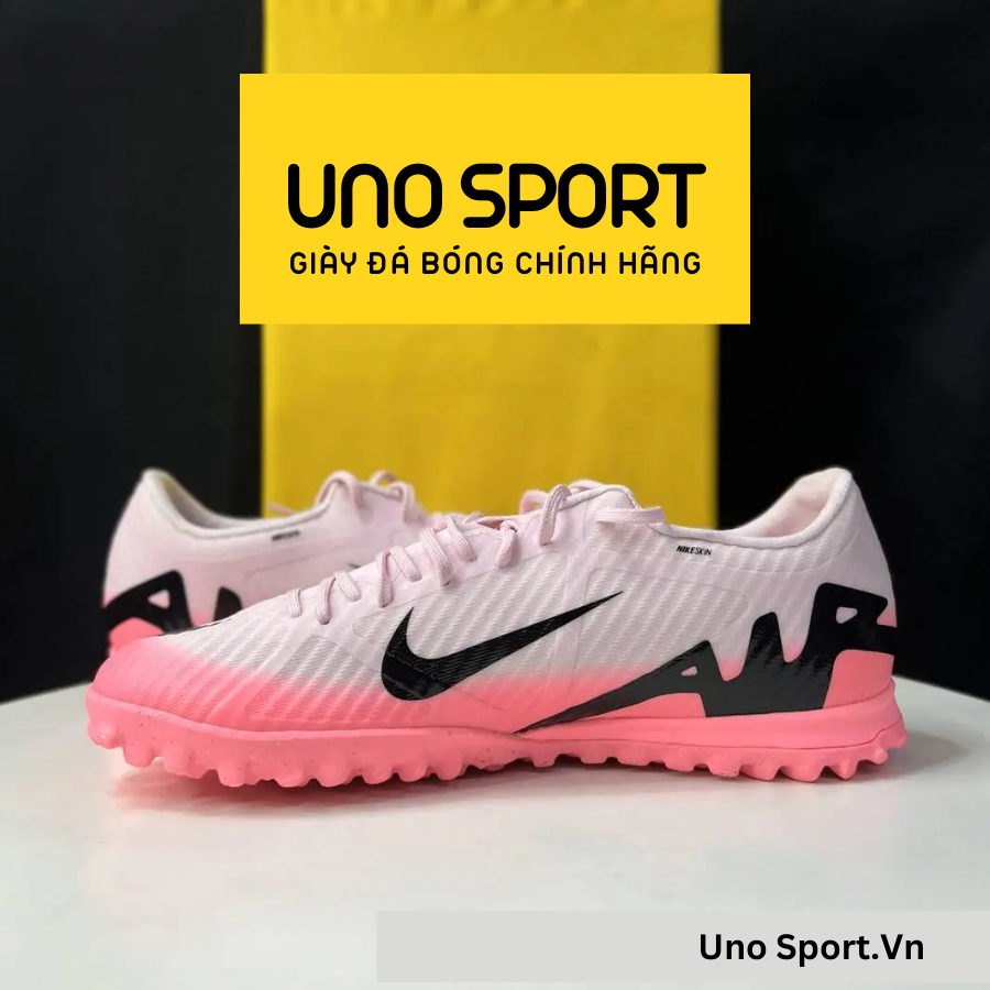 Nike Zoom Mercurial Vapor 15 Academy TF – Hồng Phấn Đen – DJ5635-601 - Ảnh 4