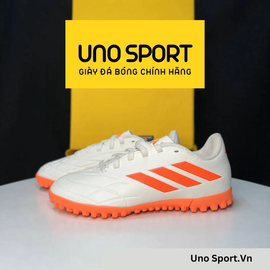 adidas Kids Copa Pure .4 TF – Kem Sữa Cam – GY9043 - Ảnh 6