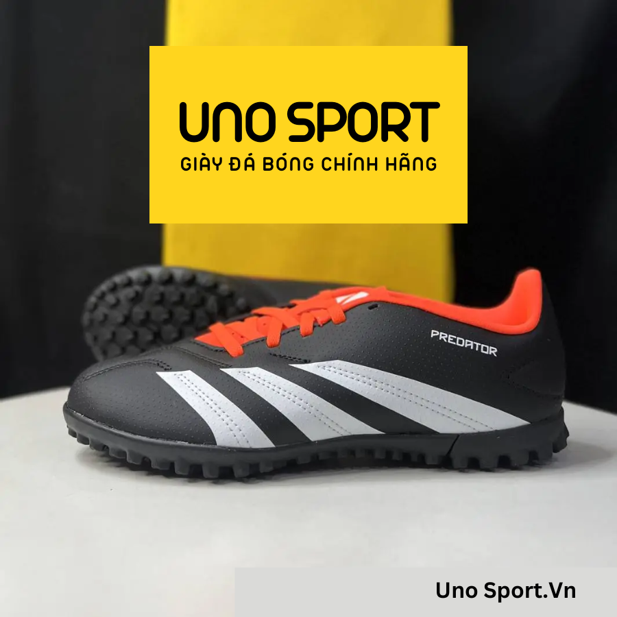 adidas Kids Predator Club TF – Đen Trắng – IG5437