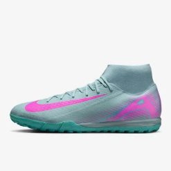 giay-da-bong-chinh-hang-Nike Zoom Mercurial Superfly 10 Academy TF – Xám Xanh Hồng – FQ8331-301